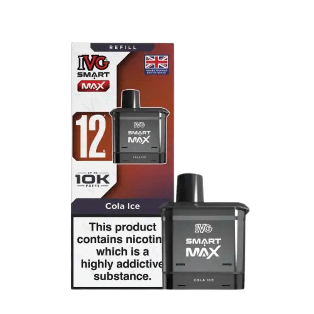 IVG Smart Max 10,000 Prefilled Pods - Eliquid Base - Cola Ice