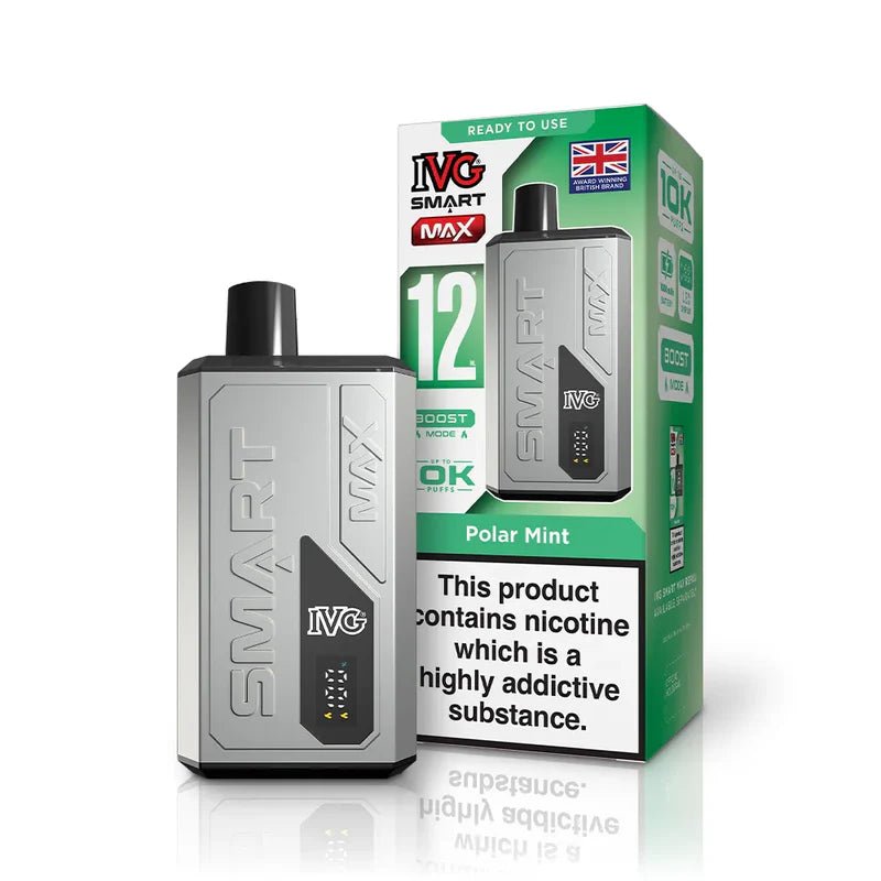IVG Smart Max 10K Disposable Pod Kit - Eliquid Base - Polar Mint