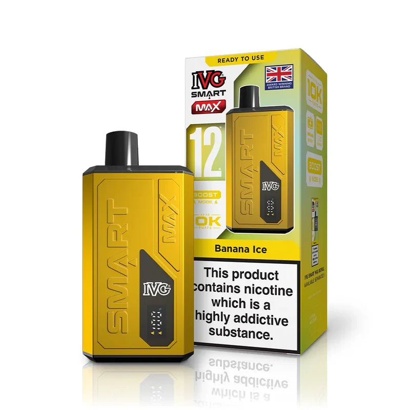IVG Smart Max 10K Disposable Pod Kit - Eliquid Base - Banana Ice