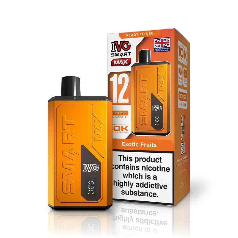 IVG Smart Max 10K Disposable Pod Kit - Eliquid Base - Exotic Fruits
