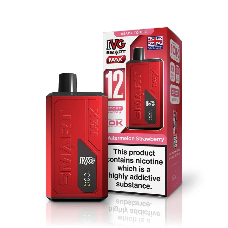 IVG Smart Max 10K Disposable Pod Kit - Eliquid Base - Watermelon Strawberry