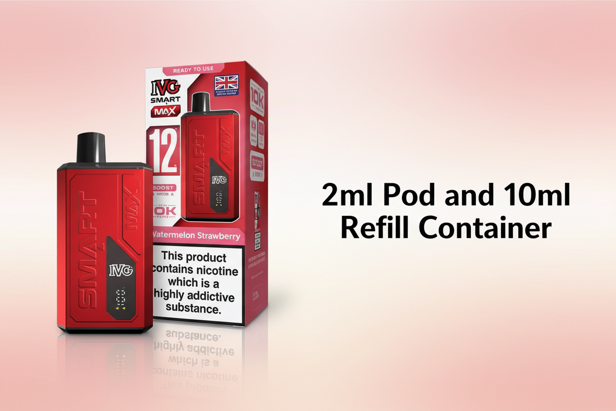 2ml Pod and 10ml Refill Container
