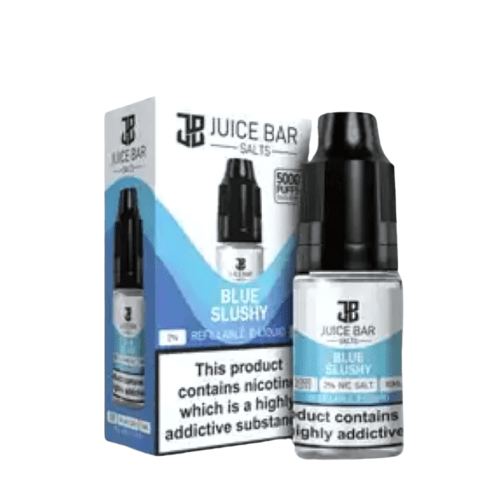 Juice Bar 10ml Nic Salts - Pack Of 5 - Eliquid Base - Blue Slushy