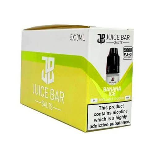 Juice Bar 10ml Nic Salts - Pack Of 5 - Banana Ice