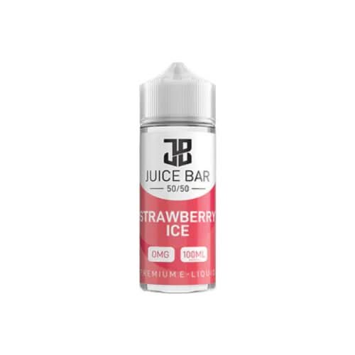 Juice Bar Shortfill 100ml E-Liquid - Strawberry Ice