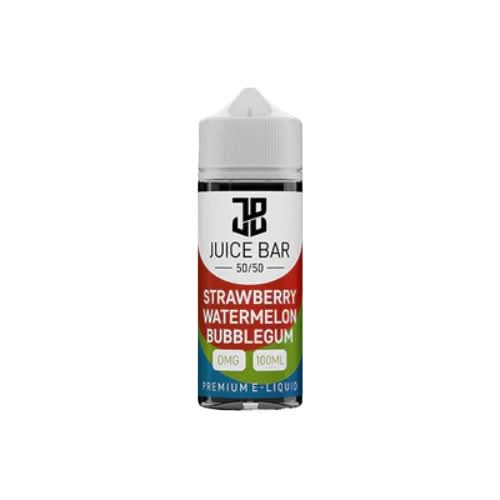 Juice Bar Shortfill 100ml E-Liquid  - Strawberry Watermelon Bubblegum