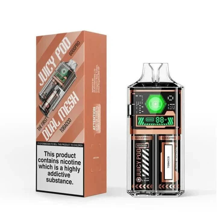 Juicy Pod Good Pro 6000 Disposable Vape Device - Tobacco