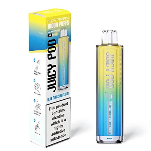 Juicy Pod Nova Max 10000 Disposable Device  20MG,  Blue Turkish Delight