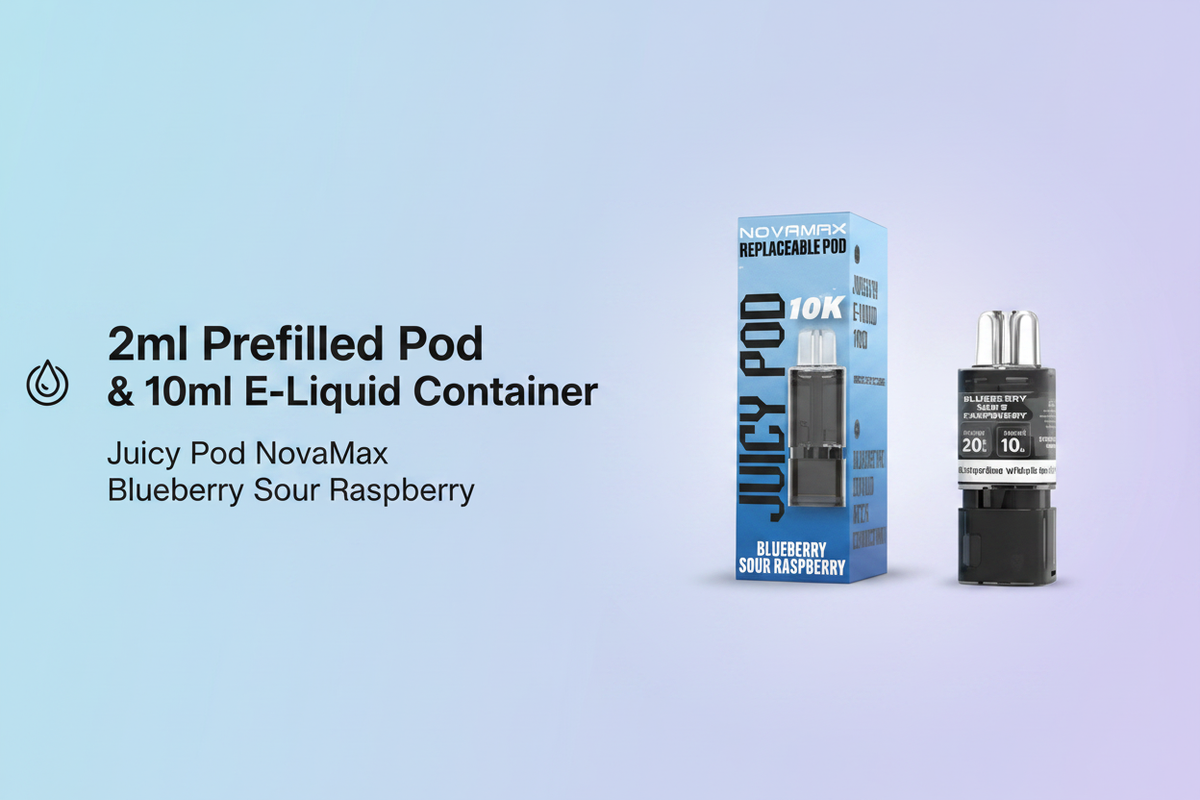 2ml Prefilled Pod and 10ml Container
