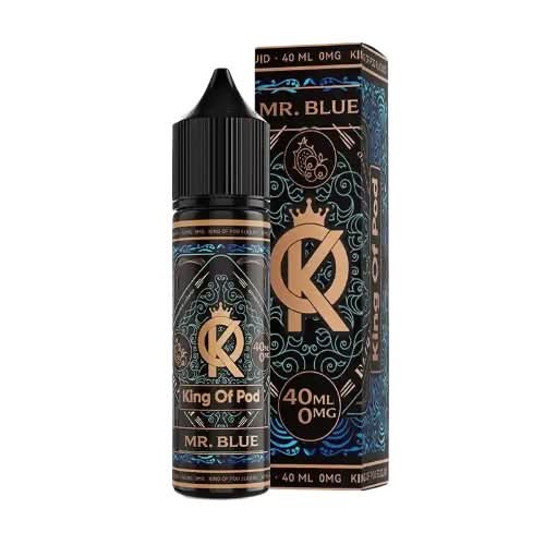 King of Pod 40ml Shortfill E-Liquid  - Mr Blue