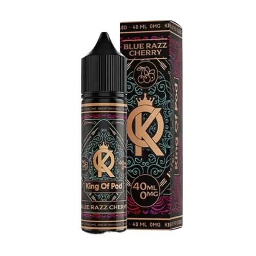 King of Pod 40ml Shortfill E-Liquid  - Blue Razz Cherry