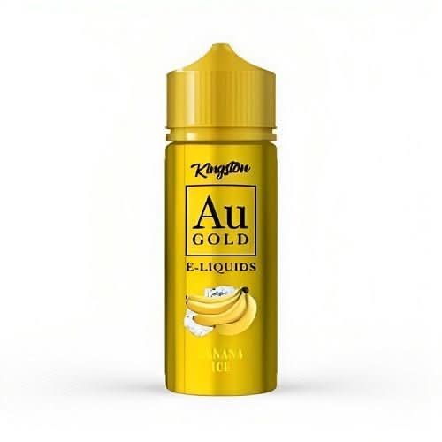 Kingston AU Gold Shortfill 70VG/30PG 100ml E-liquid  - Banana Ice