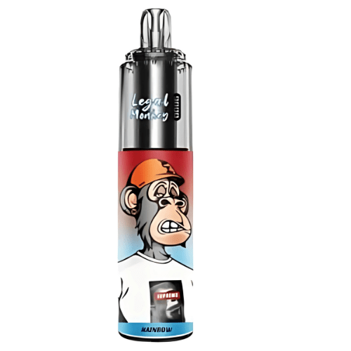 Legal Monkey 9000 puffs Disposable Vape Device - 20MG - Eliquid Base - Rainbow