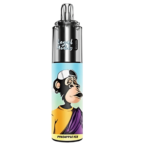 Legal Monkey 9000 puffs Disposable Vape Device - 20MG - Eliquid Base - Pineapple Ice