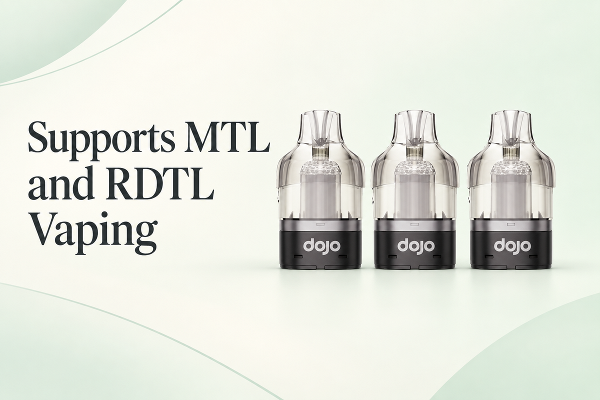 Supports MTL and RDTL Vaping