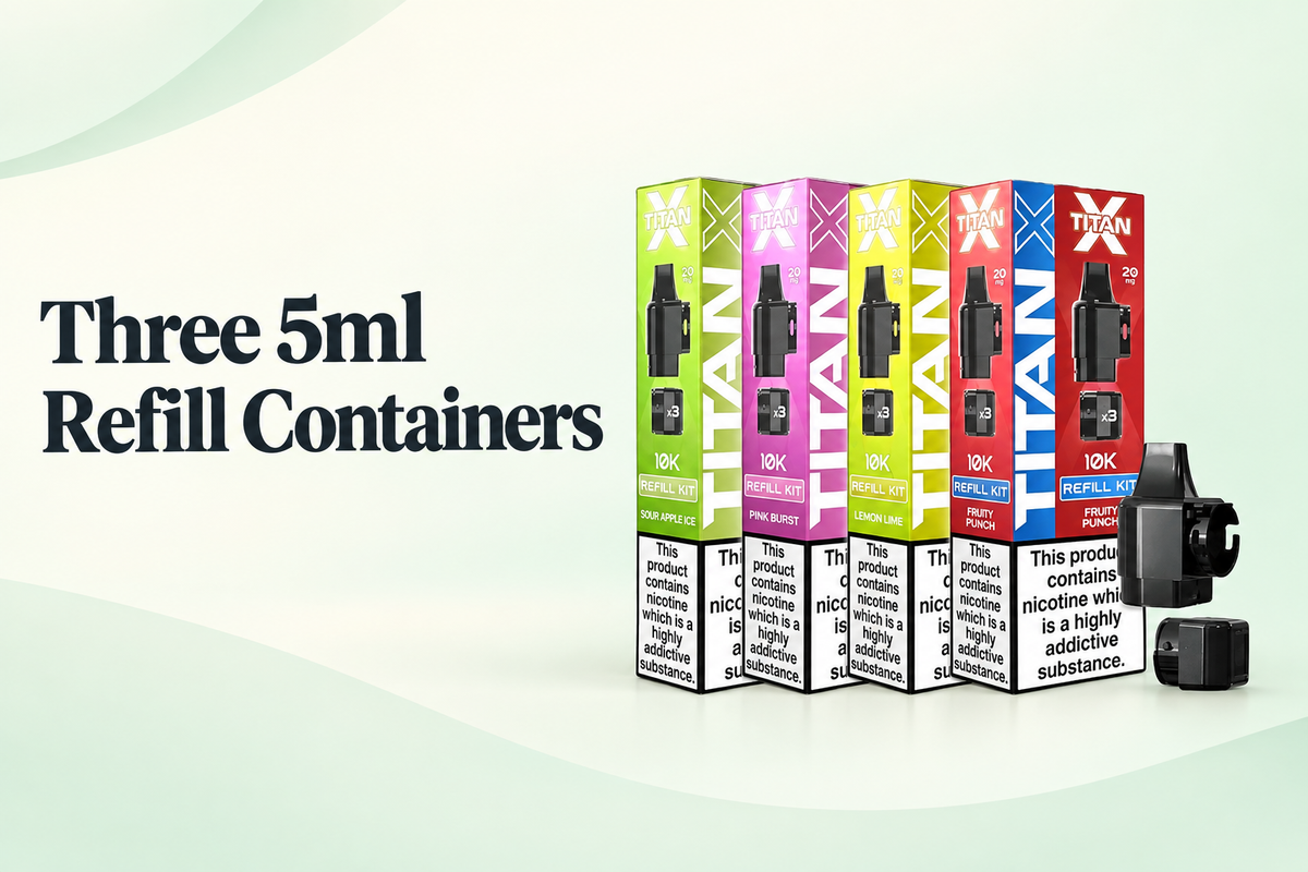 Three 5ml Refill Containers