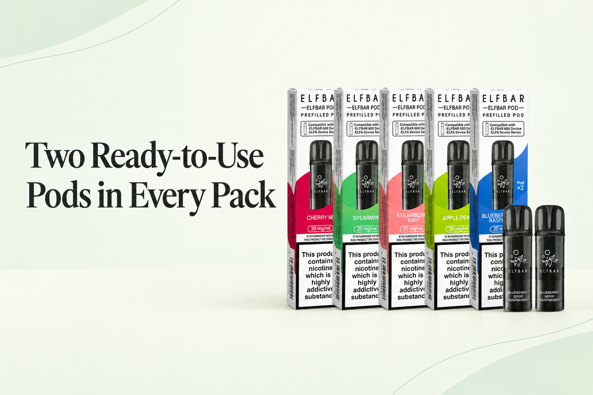 Two Ready-to-Use Pods in Every Pack
