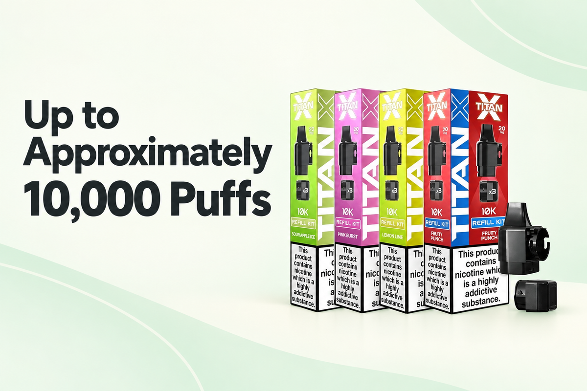 Up to Approximately 10,000 Puffs