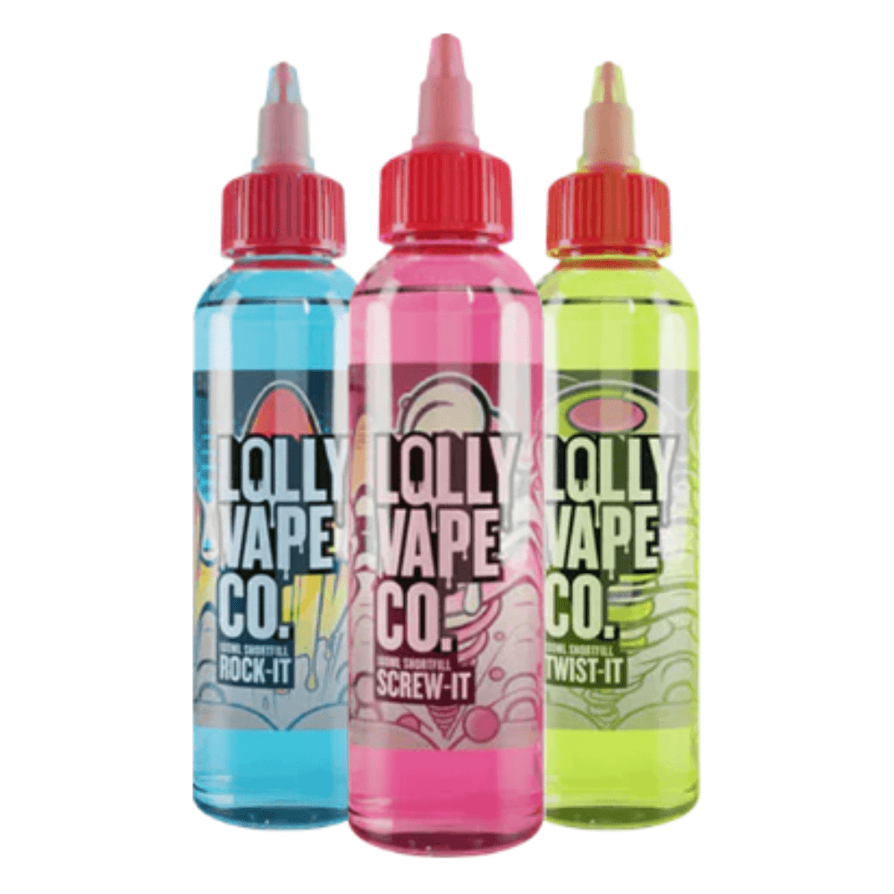 Lolly Vape Co 100ml Shortfill, Eliquid Base, Fab, Ulous