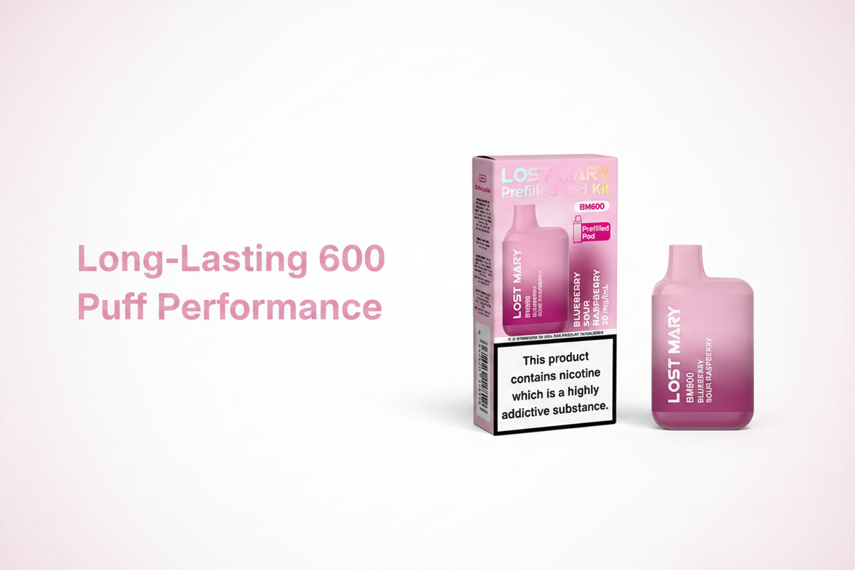 Long-Lasting 600 Puff Performance