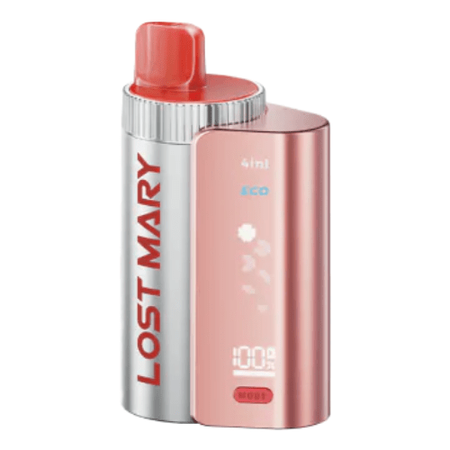 Lost Mary 3200 Puffs 4 in 1 Disposable Vape kit|Pack Of 5 - Eliquid Base - Red Edition