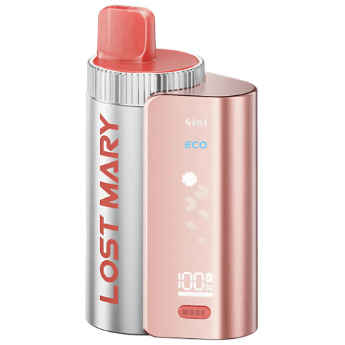 Lost Mary 3200 Puffs 4 in 1 Disposable Vape kit|Pack Of 5 - Eliquid Base - Peach Ice