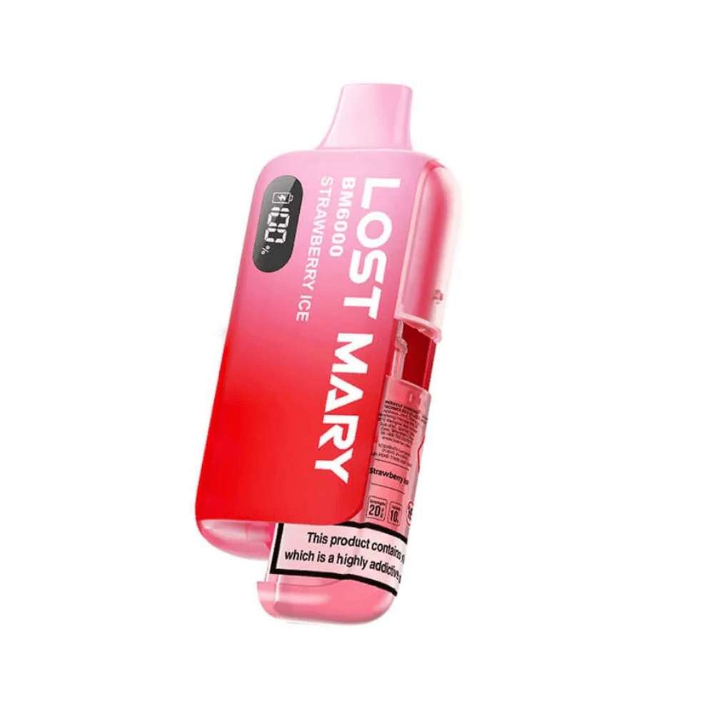 Lost Mary BM 6000 Prefilled Pod Kit - Eliquid Base - Strawberry Ice