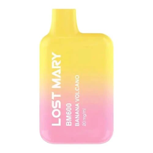 Lost Mary BM600 Banana Volcano with a tropical banana flavour and a smooth, rich vaping experience.