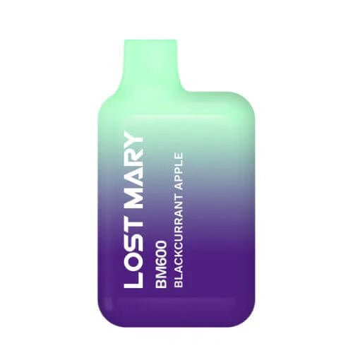 Lost Mary BM600 Blackcurrant Apple pod kit with a fruity blend of rich blackcurrant and crisp apple flavour.