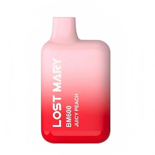 Lost Mary BM600 Juicy Peach pod kit with a sweet and smooth peach flavour.