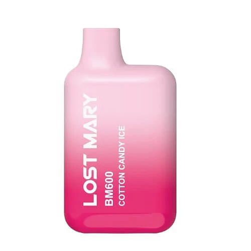 Lost Mary BM600 Cotton Candy Ice pod kit with 20mg nicotine and sweet, icy flavour for up to 600 puffs.