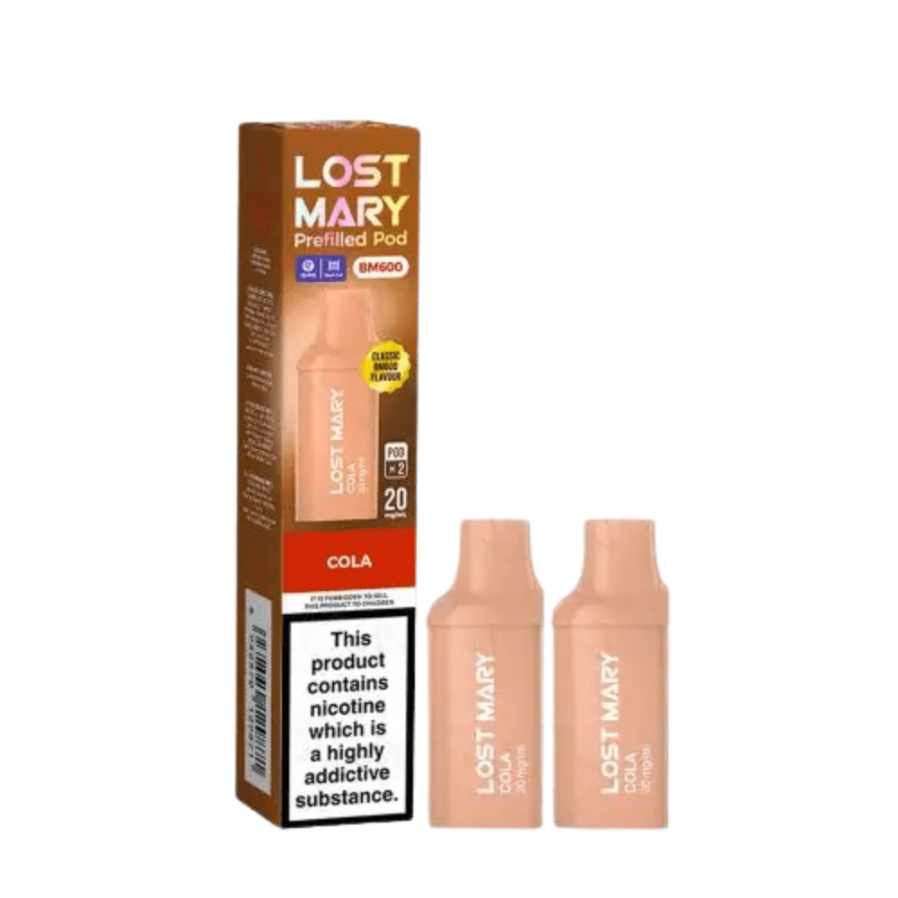 Lost Mary BM600 Prefilled Pods Pack of 2 - Eliquid Base - Cola