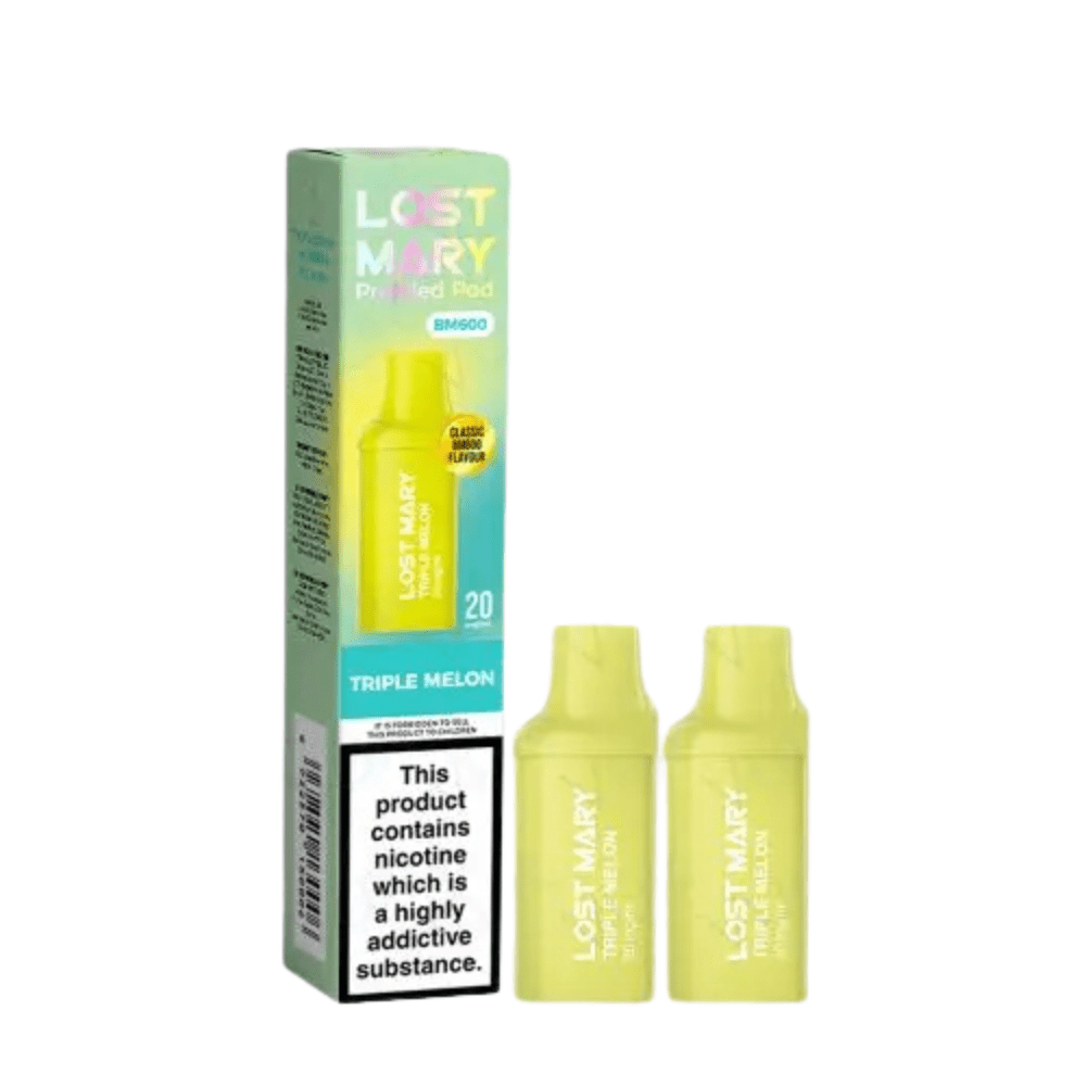Lost Mary BM600 Prefilled Pods Pack of 2 - Eliquid Base - Triple Melon