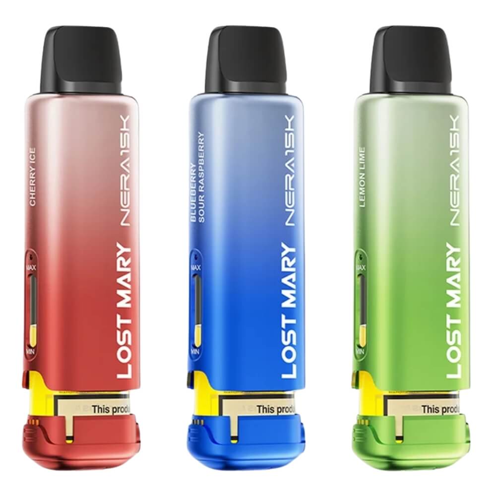 Lost Mary Nera 15k Pods - Box of 5 - Eliquid Base - Blueberry Sour Raspberry