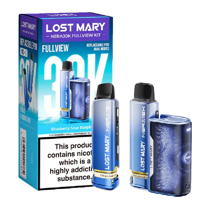 Lost Mary Nera 30K Disposable Vape Device, Blueberry Sour Raspberry
