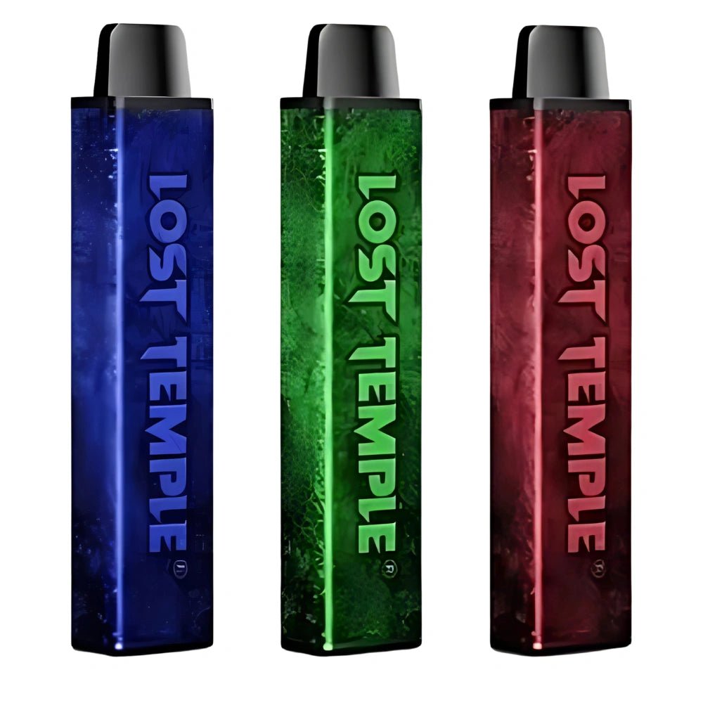 Lost Temple 3500 Disposable Vape Device - Eliquid Base - Black