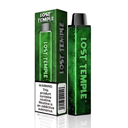 Lost Temple 3500 Disposable Vape Device - Eliquid Base - Green