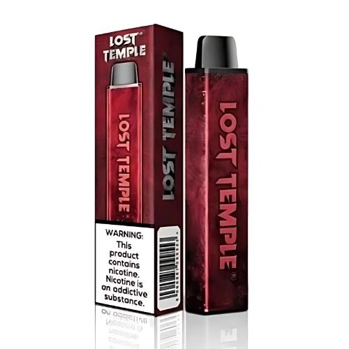 Lost Temple 3500 Disposable Vape Device - Eliquid Base - Red