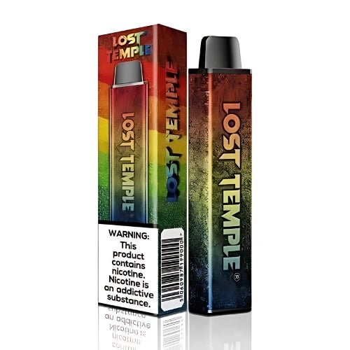 Lost Temple 3500 Disposable Vape Device - Eliquid Base - Rainbow
