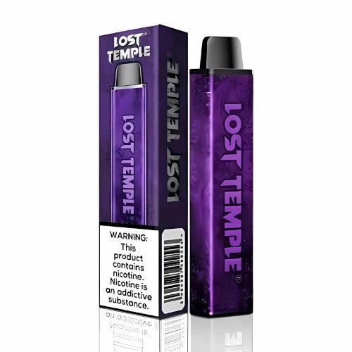 Lost Temple 3500 Disposable Vape Device - Eliquid Base - Purple