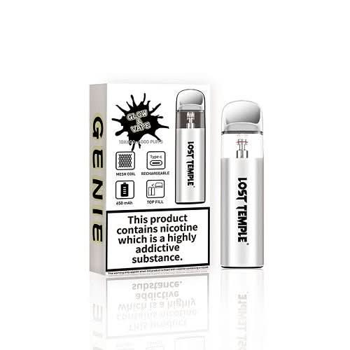 Lost Temple Genie Vape Kit - Eliquid Base - White