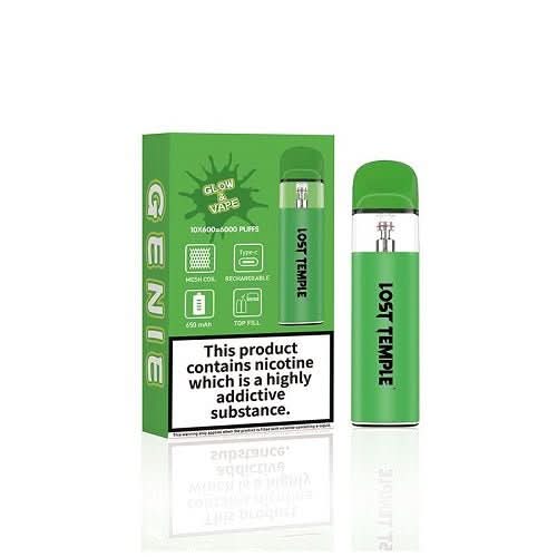 Lost Temple Genie Vape Kit - Eliquid Base - Green