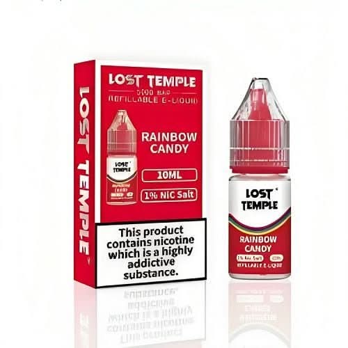 Lost Temple Nic Salts 10ml - Box Of 10  - Rainbow Candy