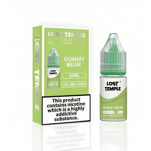 Lost Temple Nic Salts 10ml - Box Of 10- Gummy Bear