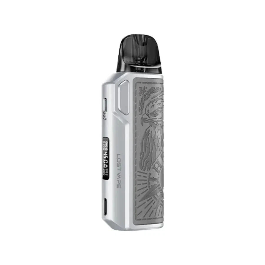 Lost Vape Thelema Elite DM45 Pod Vape Kit - Eliquid Base - Eagle Grey
