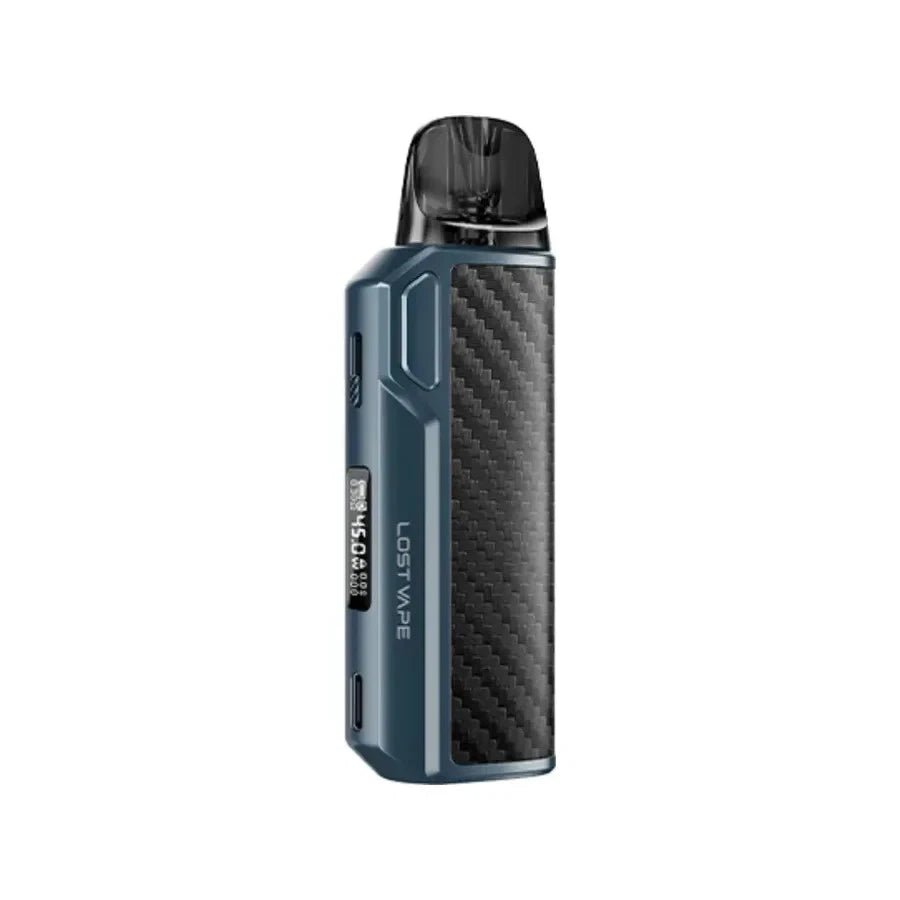 Lost Vape Thelema Elite DM45 Pod Vape Kit - Eliquid Base - Blue Carbon