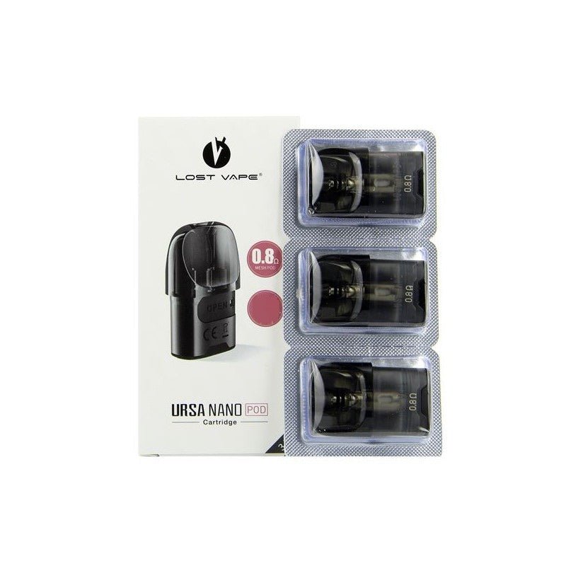 LOST VAPE URSA NANO POD CARTRIDGE - Eliquid Base - 0.8ohm