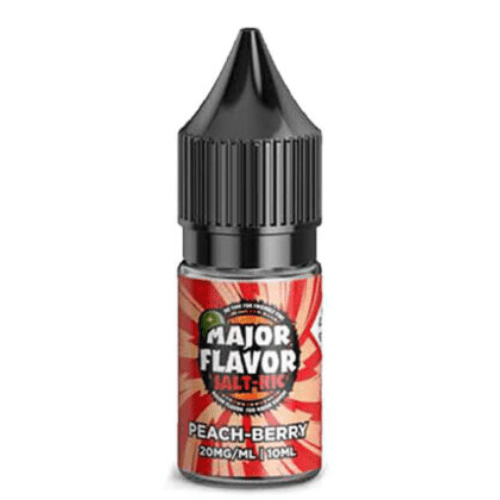 Major Flavor Nic Salts 10ml - Pack of 5 - Eliquid Base - Peach - Berry