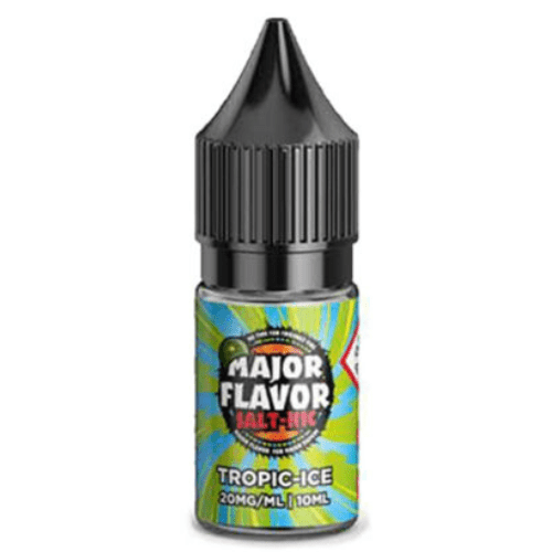 Major Flavor Nic Salts 10ml - Pack of 5 - Eliquid Base - Tropic - Ice