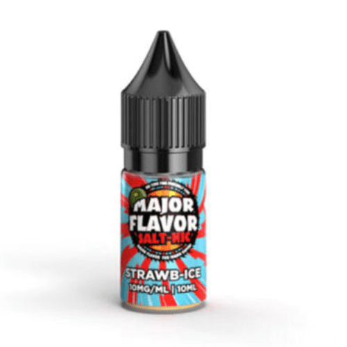Major Flavor Nic Salts 10ml - Pack of 5 - Eliquid Base - Strawb - Ice